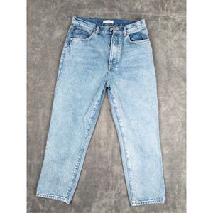 Betro Simone High Rise Straight Ankle Jeans Blue Size 31 Mom Jeans